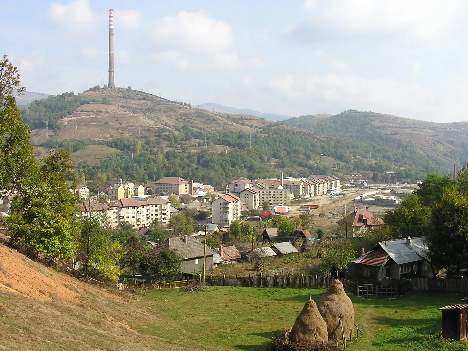 Vedere din zona Zlatna, Alba