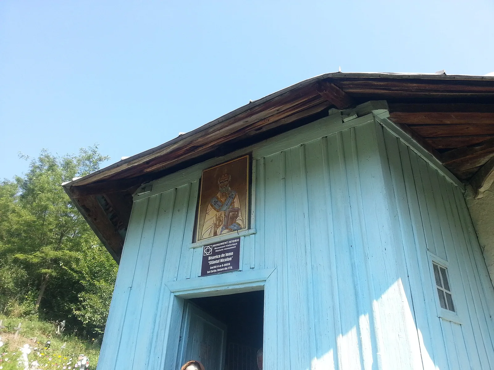 Biserica din satul Curița, județul Bacău