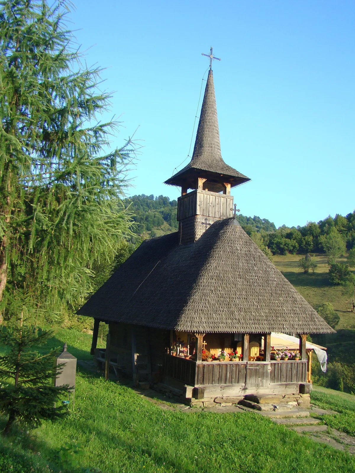 Biserica de lemn a Mănăstirii Cormaia, lângă Sângeorz-Băi