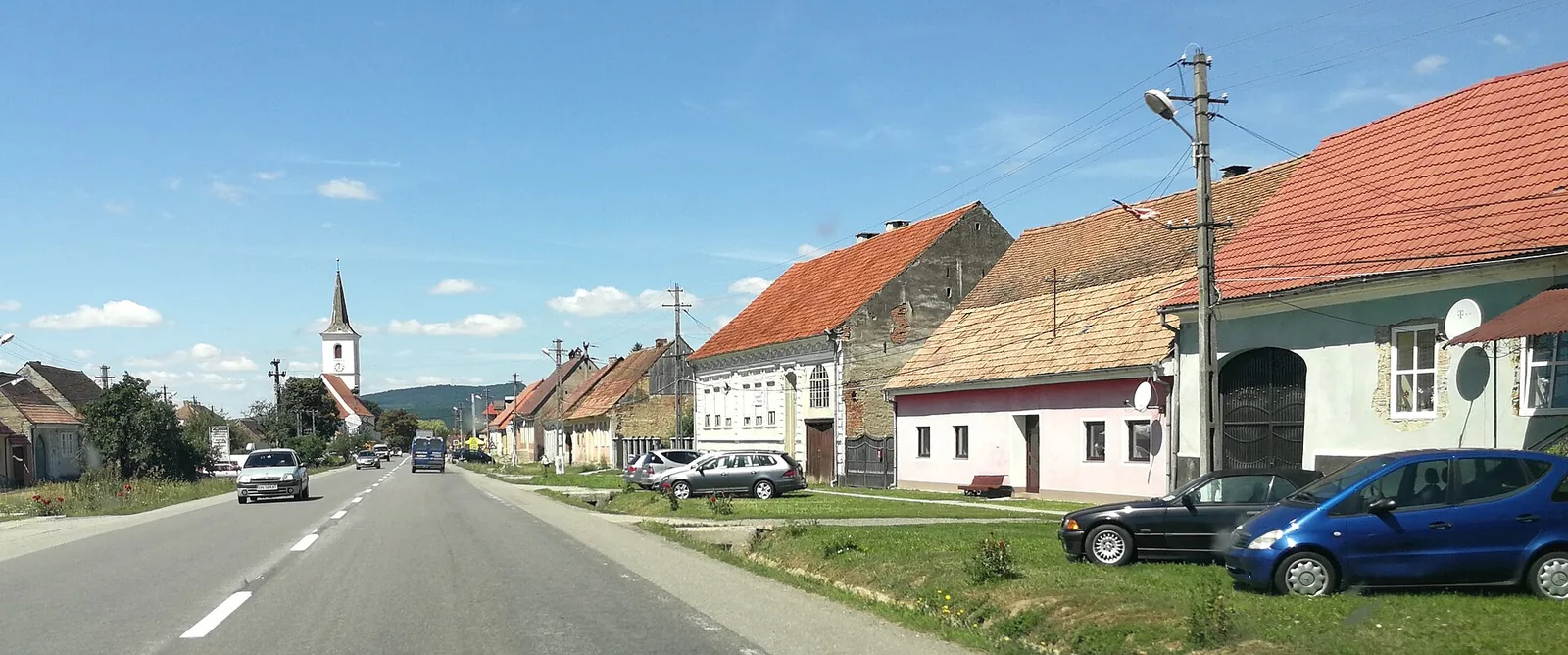 Vedere din zona Livezile, Bistrița-Năsăud