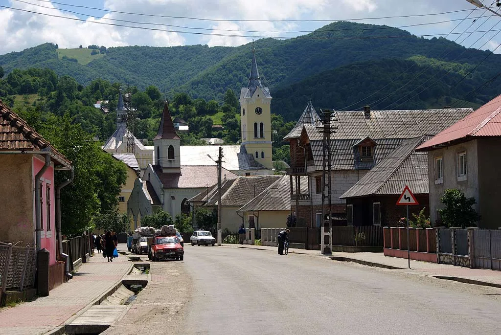 Vedere din zona Telciu, Bistrița-Năsăud