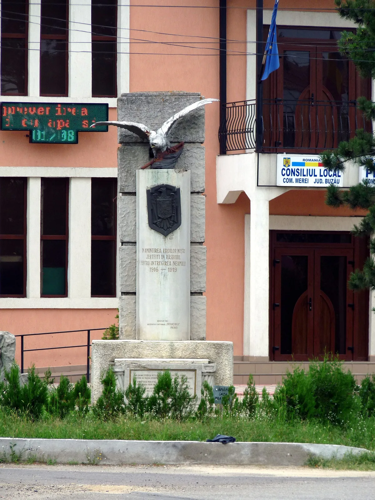 Vedere din zona Merei, Buzău