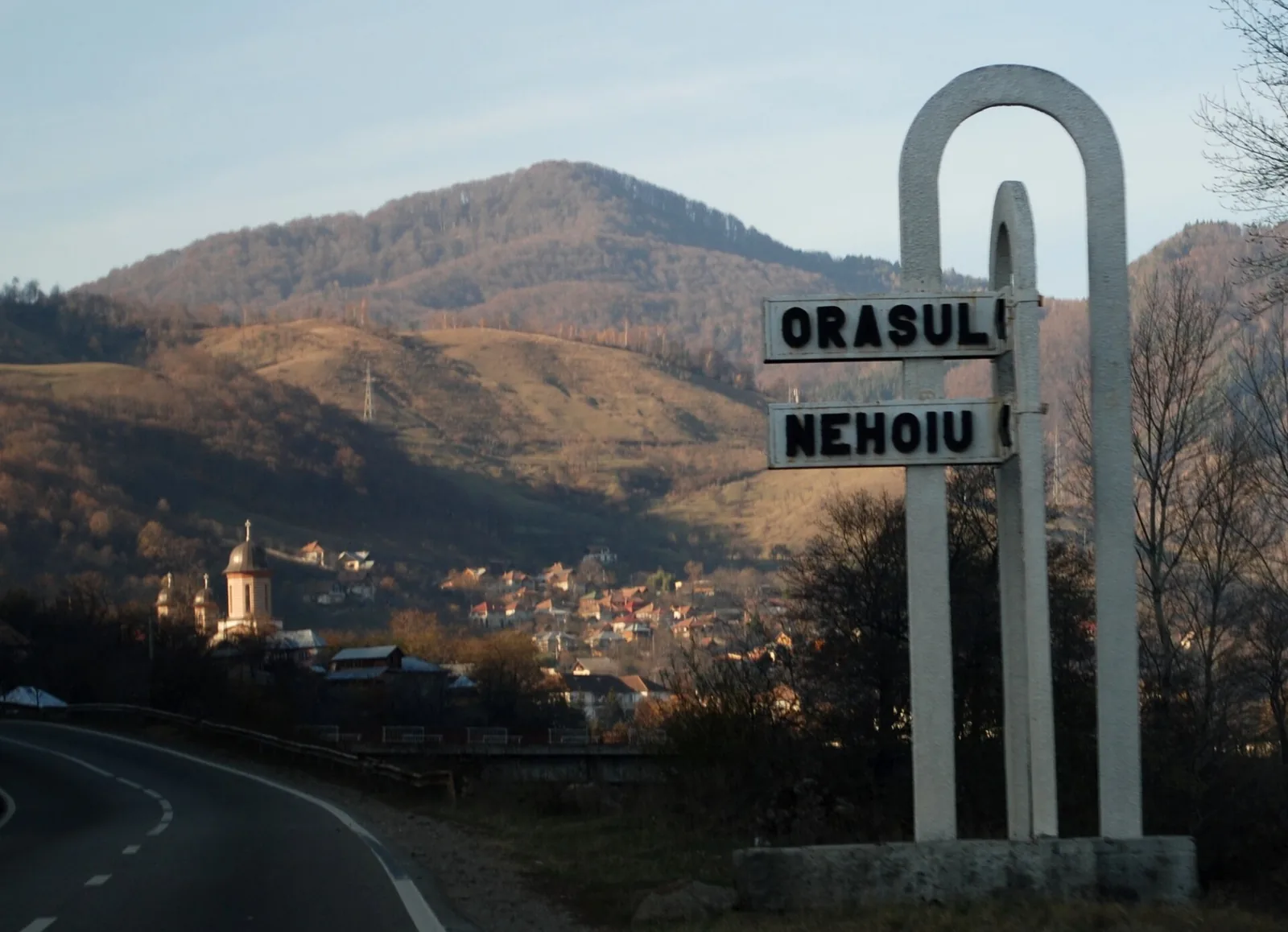 Vedere din zona Nehoiu, Buzău