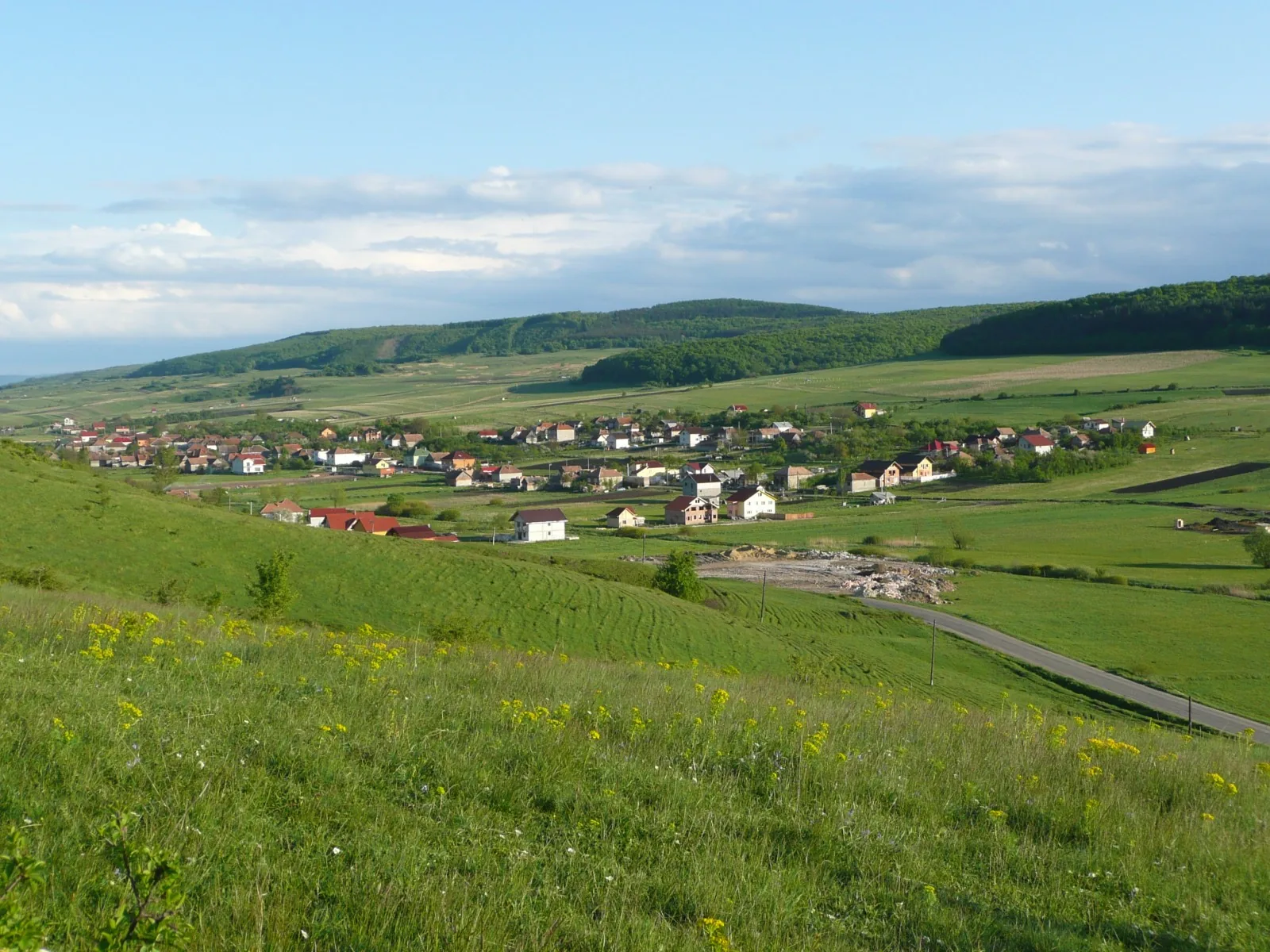 Vedere din zona Chinteni, Cluj