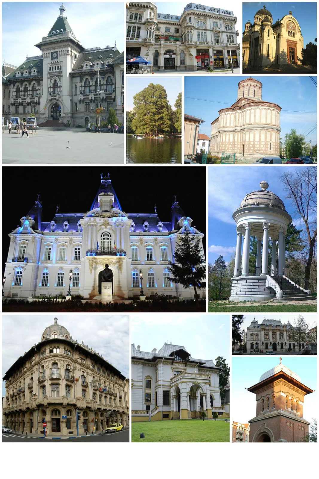 Colaj cu imagini din Craiova