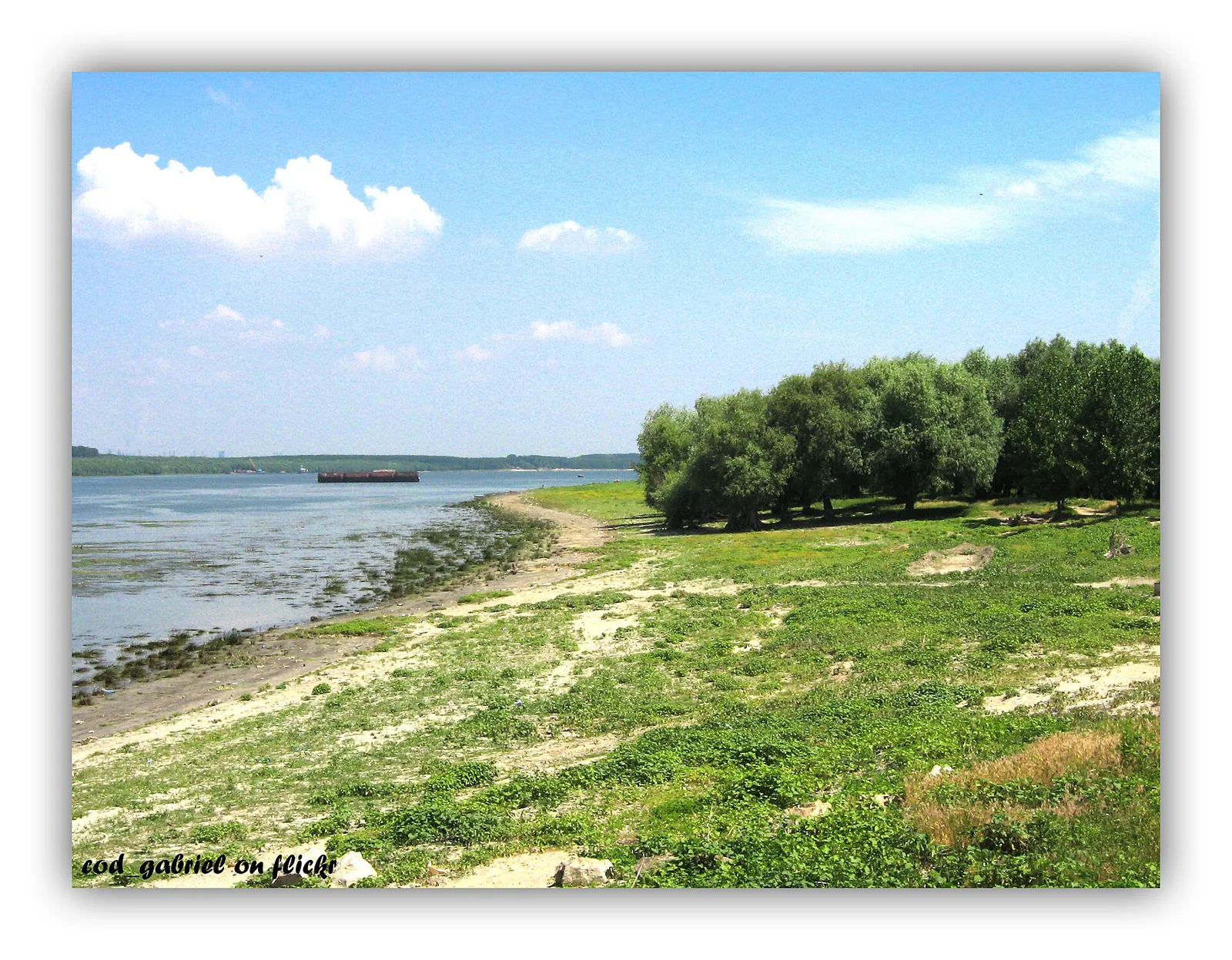 Dunărea la Smârdan, județul Tulcea